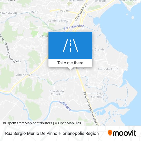 Mapa Rua Sérgio Murilo De Pinho