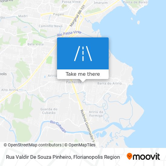 Rua Valdir De Souza Pinheiro map