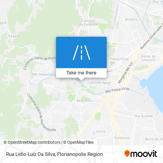 Mapa Rua Lídio Luiz Da Silva