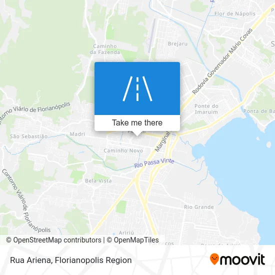 Rua Ariena map