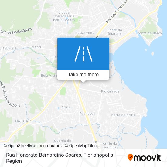Rua Honorato Bernardino Soares map
