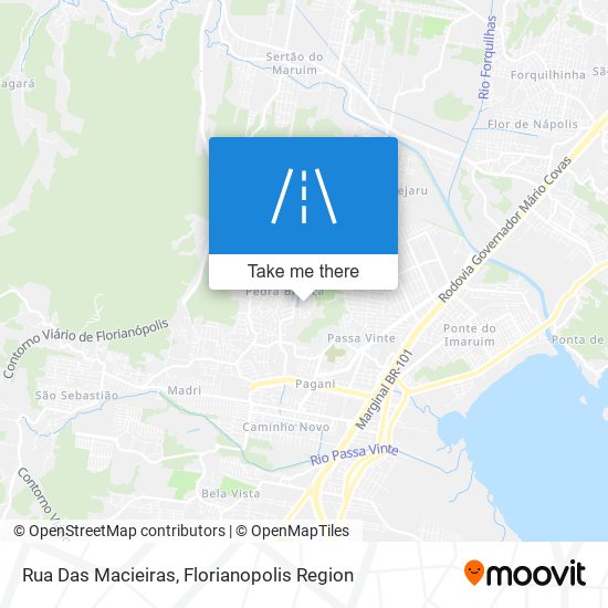 Mapa Rua Das Macieiras