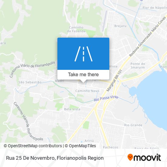 Mapa Rua 25 De Novembro