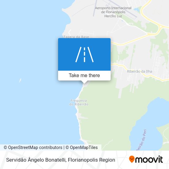 Servidão Ângelo Bonatelli map