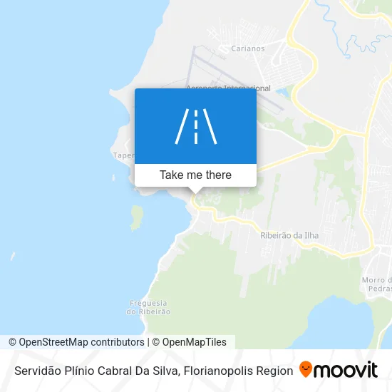 Servidão Plínio Cabral Da Silva map