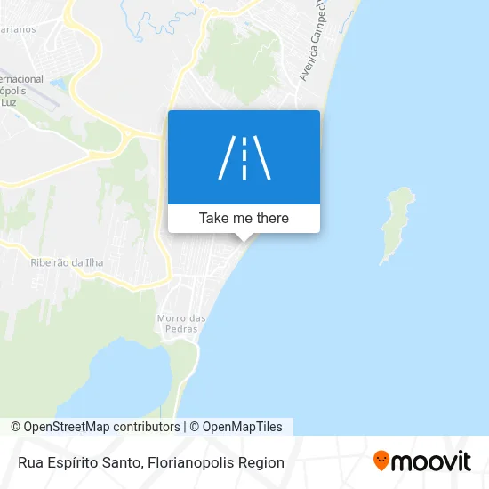 Rua Espírito Santo map