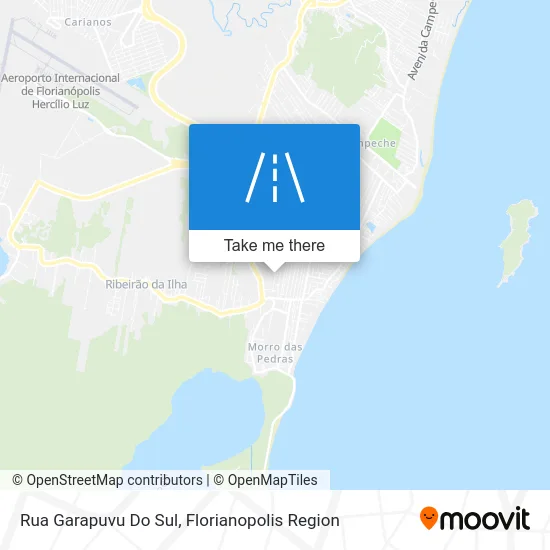 Rua Garapuvu Do Sul map