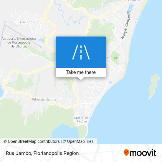 Rua Jambo map