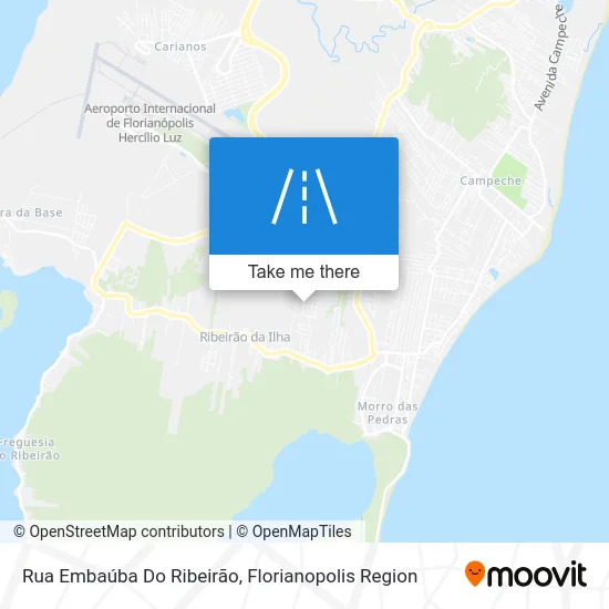 Rua Embaúba Do Ribeirão map