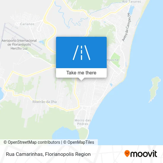 Rua Camarinhas map