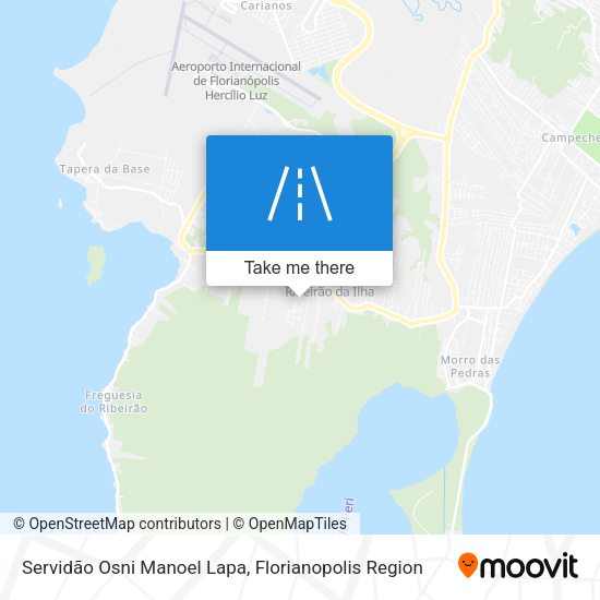Servidão Osni Manoel Lapa map