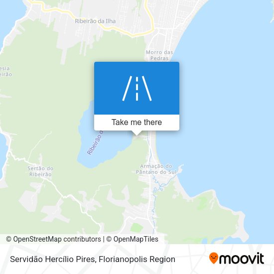 Servidão Hercílio Pires map