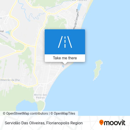 Servidão Das Oliveiras map