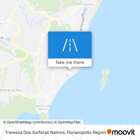 Mapa Travessa Dos Surfistas Nativos