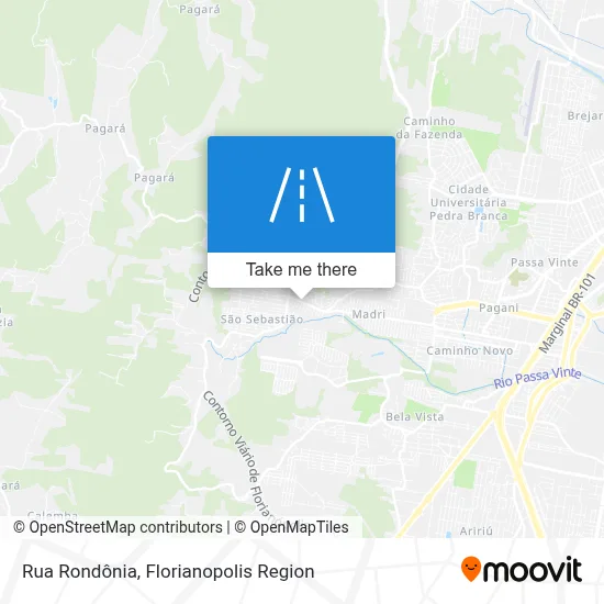 Rua Rondônia map