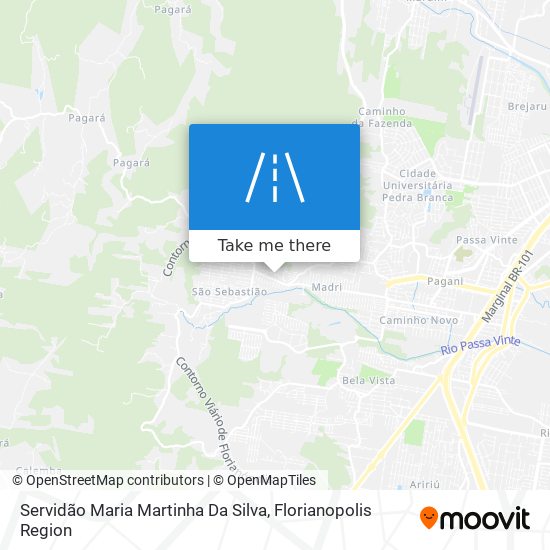 Mapa Servidão Maria Martinha Da Silva