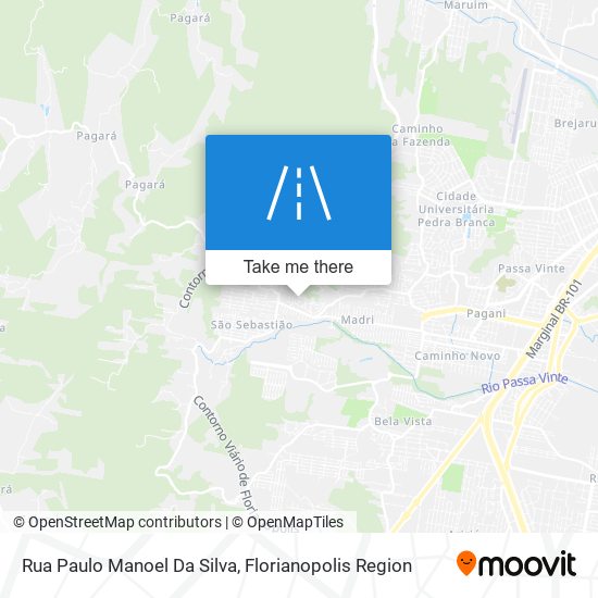 Rua Paulo Manoel Da Silva map