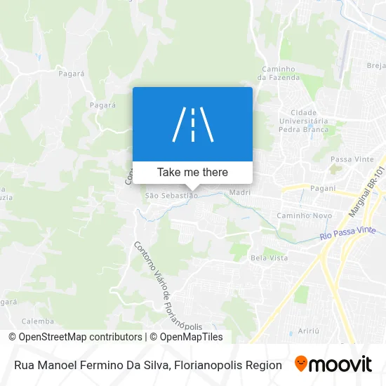 Rua Manoel Fermino Da Silva map