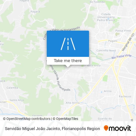 Mapa Servidão Miguel João Jacinto