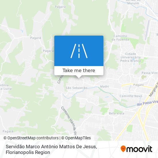 Servidão Marco Antônio Mattos De Jesus map