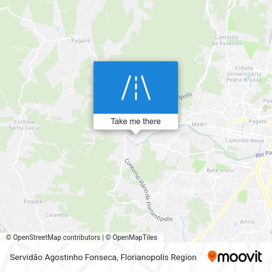 Servidão Agostinho Fonseca map
