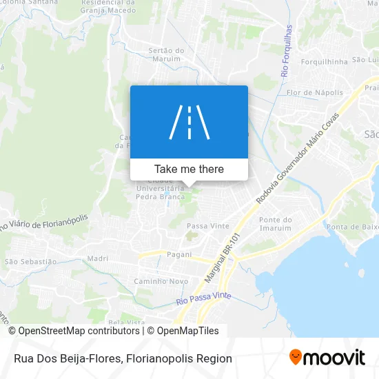 Rua Dos Beija-Flores map