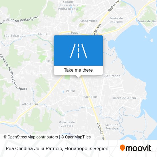 Rua Olindina Júlia Patrício map
