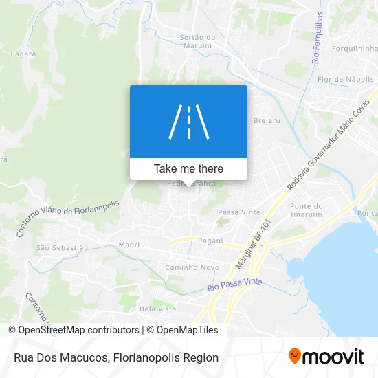 Rua Dos Macucos map