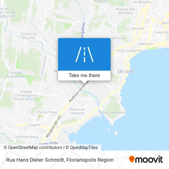 Rua Hans Dieter Schmidt map