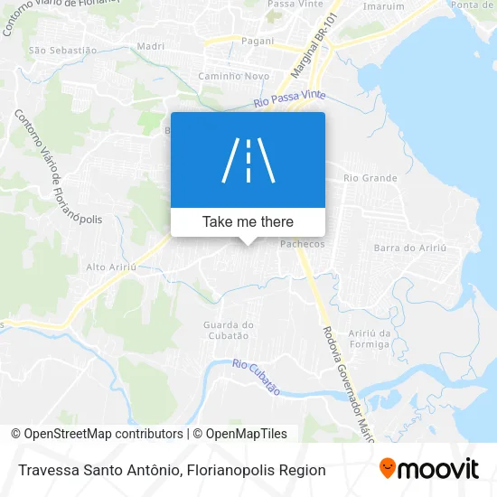 Travessa Santo Antônio map