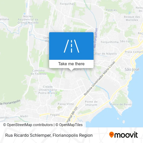Rua Ricardo Schlemper map