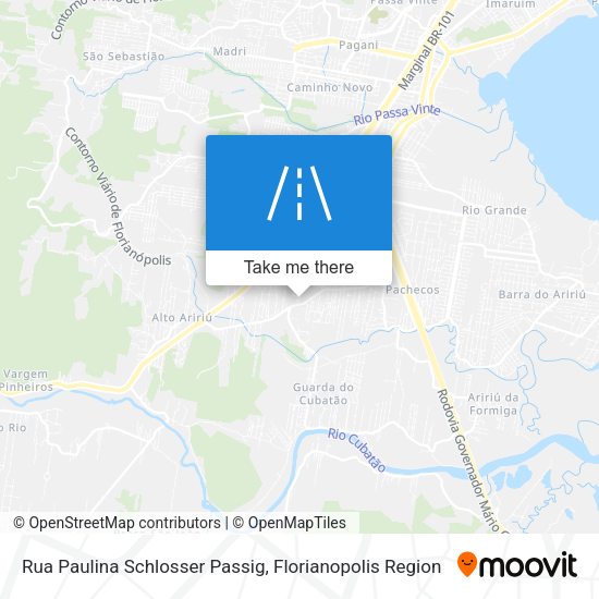 Rua Paulina Schlosser Passig map