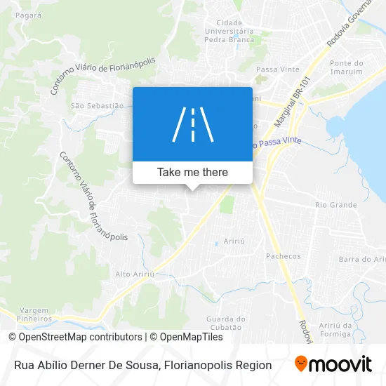Rua Abílio Derner De Sousa map