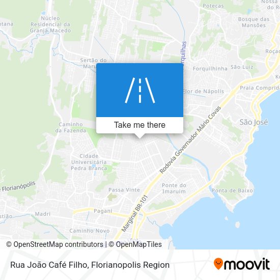 Rua João Café Filho map
