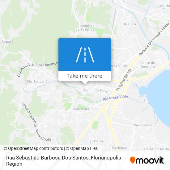 Mapa Rua Sebastião Barbosa Dos Santos