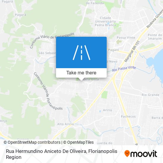 Mapa Rua Hermundino Aniceto De Oliveira