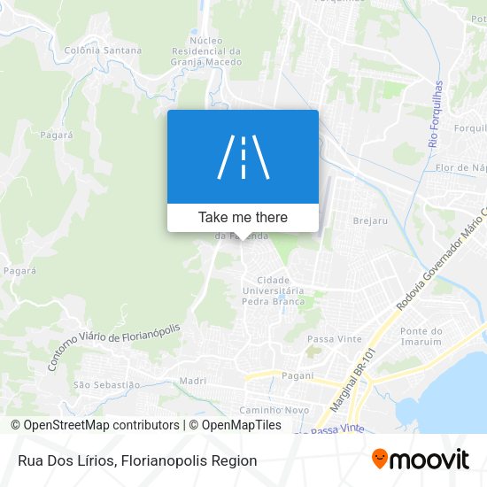 Rua Dos Lírios map