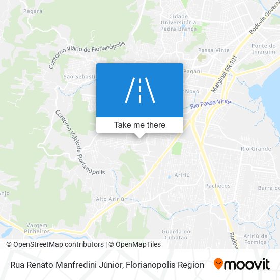 Rua Renato Manfredini Júnior map