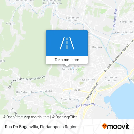 Rua Do Buganvília map