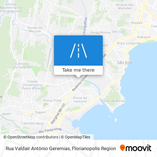 Rua Valdair Antônio Geremias map