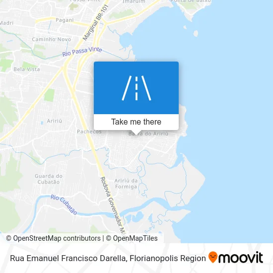 Rua Emanuel Francisco Darella map