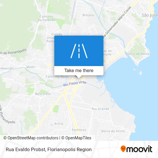 Rua Evaldo Probst map
