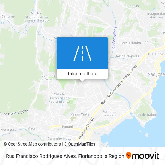 Rua Francisco Rodrigues Alves map