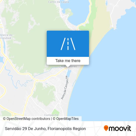 Servidão 29 De Junho map