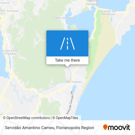 Servidão Amantino Cameu map