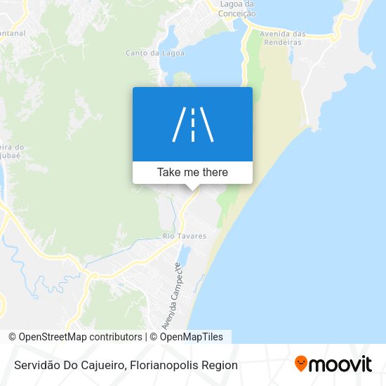 Servidão Do Cajueiro map