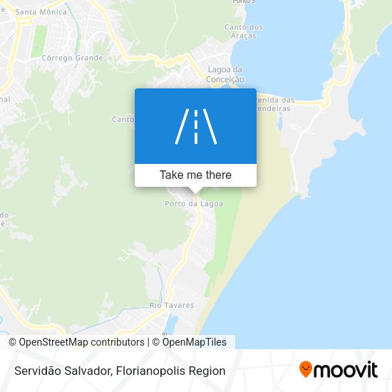 Servidão Salvador map