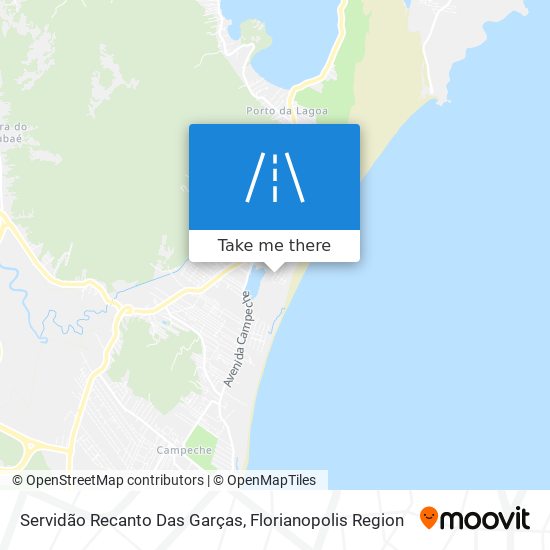 Servidão Recanto Das Garças map