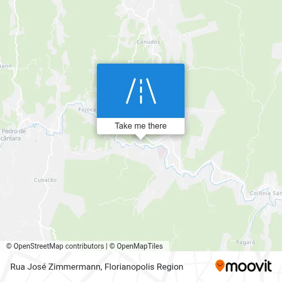 Rua José Zimmermann map