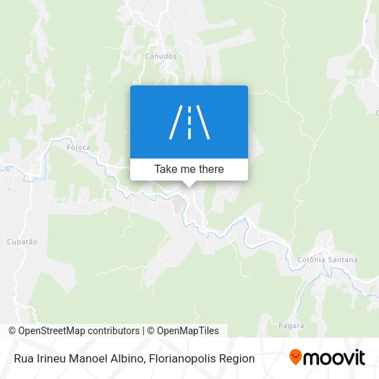 Rua Irineu Manoel Albino map